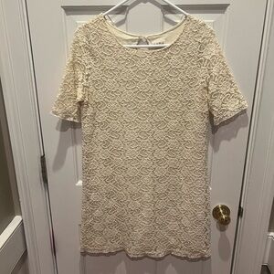 White Lace Zara Dress *like new*